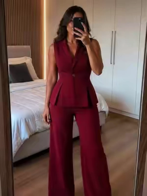 ❤️#twopieceset #outfitsinspo #suit #girl #womenfashion 
