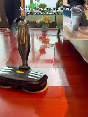 This is a high-temperature steam mop that can quickly polish your floors and kill bacteria. It's truly a great helper for household cleaning! #tiktokshop #mop #summerwins #tiktokshopsummersale #steammop 
