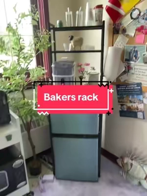 #bakersrack #refrigerator #dormroomfurniture #backtoschoolshopping #tiktokshopsummersale 