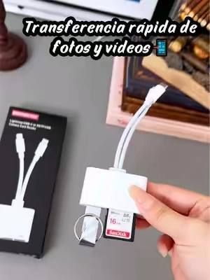 ¿Todavía usas una transferencia lenta? 😳 Este lector 5 en 1 es compatible con SD, MicroSD y USB 3.0 ⚡ ¡Más velocidad, menos espera! #tiktokshopsummersale #SDCardReader #FastDataTransfer #USB3 #TechTok