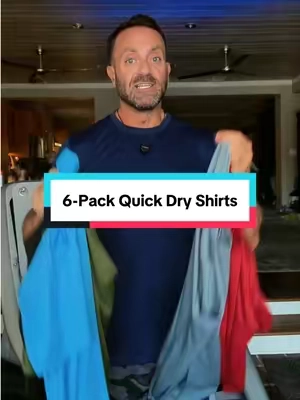 This 6-pack of quick-dry performance shirts is built with lightweight, moisture-wicking fabric that helps keep you cool and comfortable during workouts, yard work, hikes, or everyday wear. Great fit, fast-drying material, and six versatile shirts make this an easy choice for anyone looking to upgrade their basics. #mensshirt #workoutgear #athleticwear #mensstyle #gymwear 
