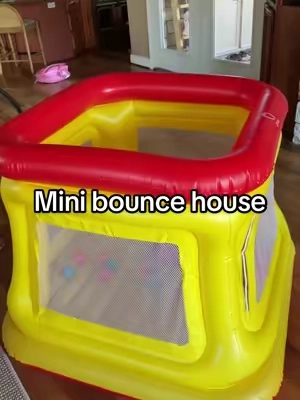 Soooo cute!!! #BabyBounceHouse #BounceHouse #ToysForBabies #ChristmasGiftsForBabies 