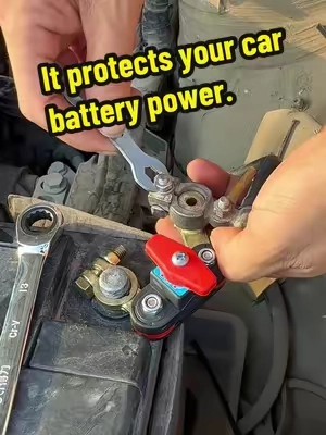 Car battery protection switch! #carbattery #cartools #auto #DIY #fyp 
