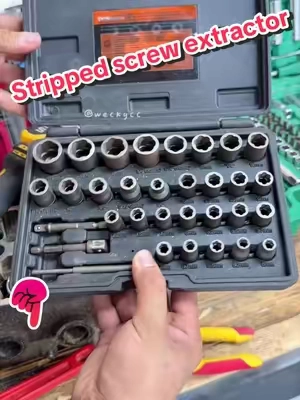 What tools would you use to remove a stripped screw? #strippedscrewremover #nutremovaltool #DIY #TikTokHolidayHaul #tiktokshop 