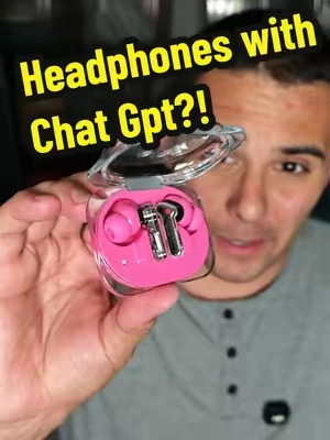 Headphones with chat gpt built in! Heavy hitting bass and rich vocals! The fruit brand is struggling now! #headphones #earbuds #audio #backtoschool #tiktokshopbacktoschool 