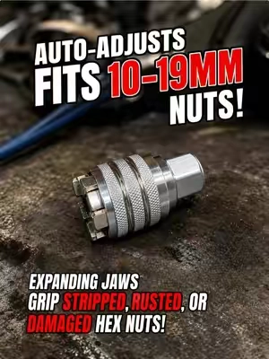 If I told you this tool can even easily remove stripped bolts, wouldn't that blow your mind? No more carrying around a heavy toolbox everywhere. This one does it all. It's the all-in-one universal socket every garage needs in 2026. #fathersdaygift #LifeHack #musthaves#tooltok #mechanicsoftiktok 