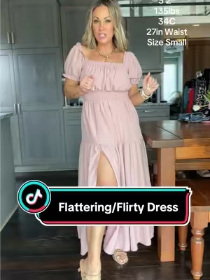 This off the shoulder dress is the perfect mix of effortless and flirty ✨🤍 The loose, flowy fit is so flattering and comfortable, while the off the shoulder neckline adds a feminine touch. And the slit up the leg? Just the right amount of sexy without being over the top! It’s perfect for vacations, date nights, weddings, brunch, or any occasion where you want to feel confident and put together with minimal effort.  #TikTokShopSummerSale #SummerVibes #offtheshoulderdress #datenightoutfit #vacationstyle