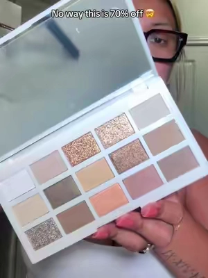 The perfect cool tone palette for a great price @Laura Geller Beauty #lauragellerbeauty #laurageller #eyeshadowpalette #lauragellereyeshadow #affordablemakeup 