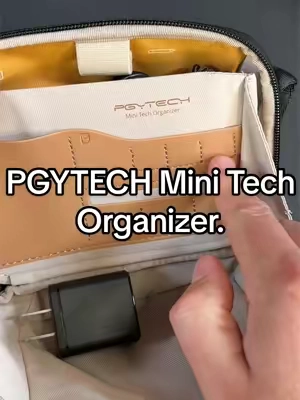 Stop digging through your bag. Keep your cables, batteries, SD cards, and everyday tech organized with the PGYTECH Mini Tech Organizer. #PGYTECH #TechOrganizer #EDCGear #TechAccessories #EverydayCarry