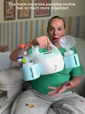 Made for moms who pump, by moms who understand 💪 This caddy brings order to your pumping station, keeping every essential within reach exactly when you need it. #PumpingEssentials #BreastfeedingMoms #PumpLifeMadeEasy #pumpingtips #ExclusivelyPumping @DairyDockShop 