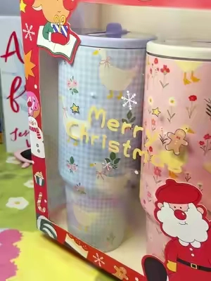 Duck & floral print tumbler #tumbler #cup #duck #floral#globalpicks 