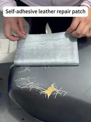 Leather repair tapes