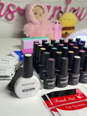 diy nail kit for beginners! 💅 @JODSONE  #diynails #diynailkit #gelxnails #gelxnailkit #nailkit 