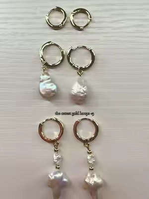 so cute 🥰 #fyp #goldhoops #earrings #inspo #jewlery 