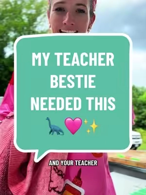 POV: Your teacher bestie saw your dinosaur cardigan… so naturally you had to surprise her with the PINK one. 🦕💖 Teacher friendships are the BEST. 🍎 We spend our days pouring into our students, so it’s fun to surprise the people who make the school year brighter. This adorable pink dinosaur cardigan is cozy, lightweight, classroom-approved, and guaranteed to spark conversations with students (because who doesn’t love dinosaurs?!). If you’re looking for the cutest teacher cardigan, back-to-school teacher outfit, or fun elementary teacher clothes, this one is absolutely worth adding to your teacher wardrobe. Comfortable, colorful, and perfect for kindergarten, first grade, preschool, or any teacher who loves adding personality to their classroom style. Tag your teacher bestie who would 100% steal this from your closet! 💕🦖 #TeacherStyle #TeacherOutfit #TeacherCardigan #ElementaryTeacher #KindergartenTeacher     @BloomChic  @LifeWithBrookeB ✨ 