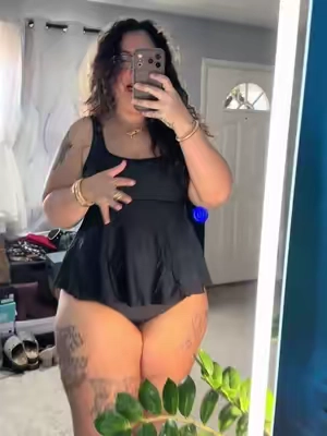Flowy #swimsuit #womensswimwear #womensfashion #plussizefashion 