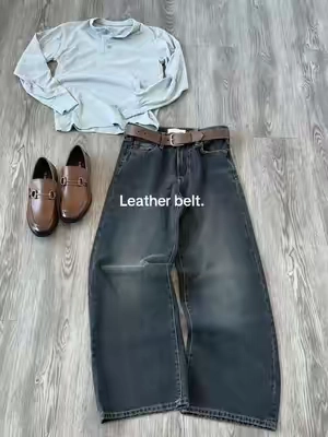 Whole fit tagged above  #mensbelt #leatherbelt 