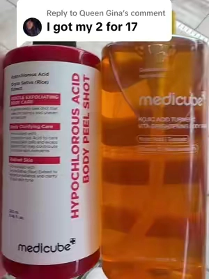 Replying to @Queen Gina #weeklydeals #medicube #bodycare 