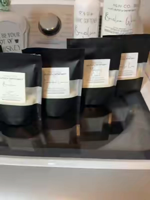 Don’t waste your money on any full-size of any of the R&W Co products before you get a chance to sample them. This is their laundry detergent seven scent sampler pack. ##randwco##laundrydetergent##smellgood