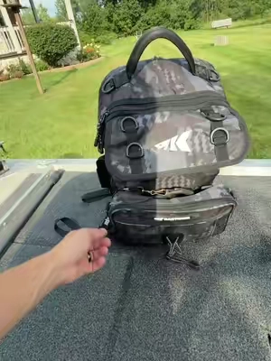 KastKings baitspace backpack is the coolest fishing gear I own #fishing #fishingtiktoks #fishingtips #fishinggear #fishingvideos 