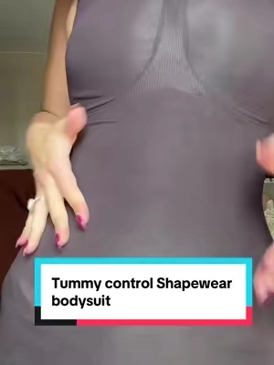 This shapewear bodysuit is a thong style breathable perfect for summer and seamless! 145 5’8 xs/s #tummycontrol #shapewearbodysuit #plussizefashion #shapewear #OOTD @FeelinGirl LLC 