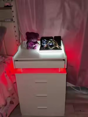 Respuesta a @Marlene De paz #Nightstand #LEDNightstand #BedsideTable #tiktokshopcreatorpicks 