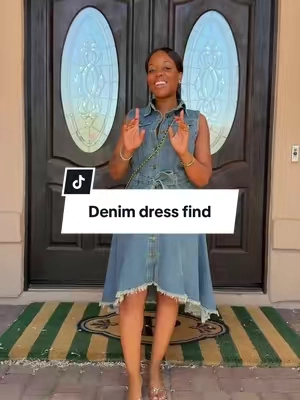 absolutely love this denim dress ✨😍 #denimdress #denimdresses #denimdressoutfit #falldress #falldresses 