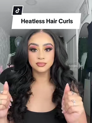 The best method for an overnight blow out ✨ #overnightblowout #heatlesscurls #heatlesshairstyles #heatlesshair #overnightcurls 