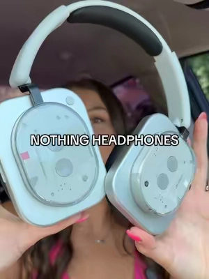 These headphones are about to have their moment 🔥 The transparent design immediately caught my attention but after seeing the adaptive noise cancellation, spatial audio, comfortable memory foam ear cushions & up to 80 hours of battery life, I can definitely see why 🎧✨ #headphones #techfinds #Gadgets #nothingheadphones #wirelessheadphones   