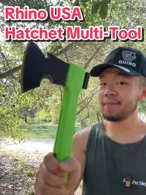 These Camping Hatchets from @Rhino USA are an Outdoor Multi-Tool all in one! #campinggear #outdoorgear #rhinousa #campfire #giftsforhim 