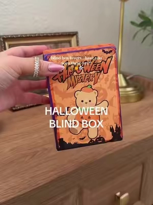 the cutest halloween bear blind box 🥹🧸🎃 which one do you want to get?! #blindboxopening #halloweenblindbox #spookyseason #cozyseason 