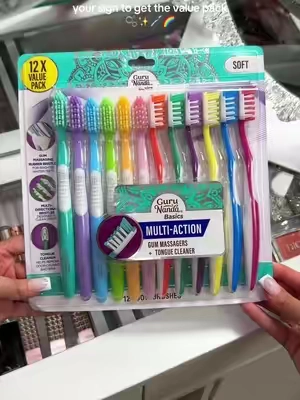 @GuruNanda LLC soft toothbrush value pack 🌈🪥✨🫧 #reynaxluna #TikTokShopCreatorPicks #gurunandaproducts #gurunanda #gurunandaofficial 