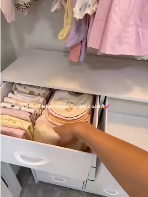 She will like it!🥰#dresser #closet #kidsroom #organizedhome #storagesolutions 