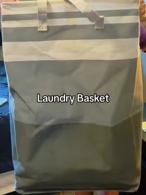 Waterproof, collapsible laundry baskets are perfect for your college kids to keep their dirty laundry in and the handles make them easy to carry to where they do their laundry 🧺  #laundrybasket #laundryhack #collegeessentials #dormroomessentials #momfinds 