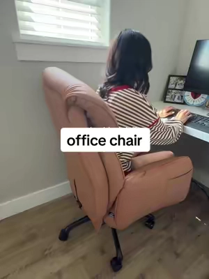 how ironic he wants to work all the time now 👀 the comfiest office chair #officechair #workfromhome #deskchair 