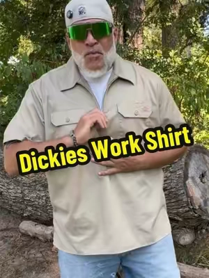 These Shirts are Built to Last! Dickies 1/4 Zip Work Shirt #workshirt, #dickies, #workwear, #bluecollar, #TikTokShopBacktoSchool 