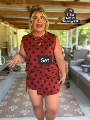 Seriously the cutest skort set!!