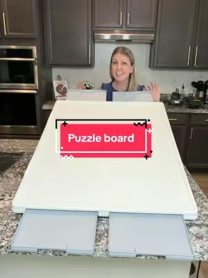 The puzzle board that makes puzzling so much more enjoyable 🤗 #PuzzleBoard #JigsawPuzzle #PuzzleLover #PuzzleTime @RefinedLiving 