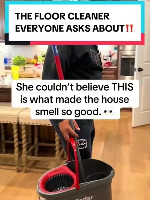 I finished mopping, and before I could put the bucket away, my wife was already asking what smelled so amazing. She ordered more before I even finished cleaning. #mopsoap #CleanTok #mopping #HomeHacks #TikTokMadeMeBuyIt 