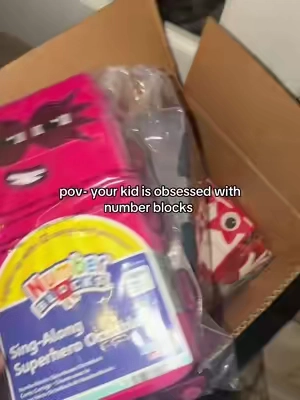 The way these have helped his mental math is so neat! #numberblocks