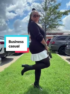 Cute and classy #businesscasual #sweaterdress #officiallyeirene 