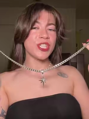 obsessed with her  #altjewelry #jewelry #cubanchain #necklace #altfashion 