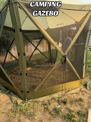 You finally found a way to enjoy the outdoors without the bugs. @VEVOR Outdoor Store #campinggazebo #gazebo #camping #campinglife #tiktokshopsummersale 