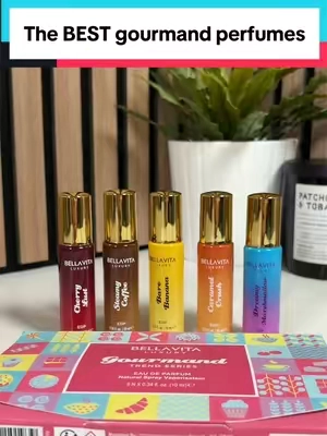 The BEST gourmand perfumes 😮‍💨🤤 #perfume #gourmand #gourmandperfume #bellavita #bellavitaluxury 