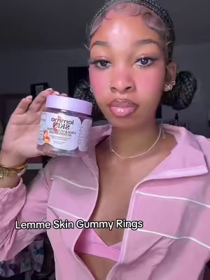 If you’re trying to get your skin together, these Lemme Skin Gummy Rings are an easy addition to your routine and they actually make taking your daily skincare supplements feel like a treat.💜@lemme #fypシ #lemme #blowthisup #supplements #trending 
