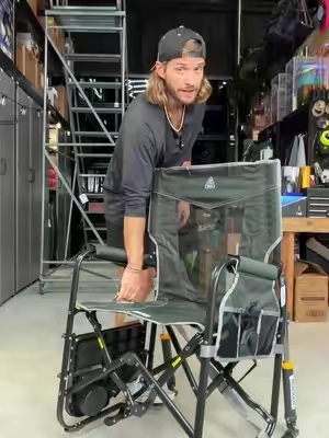 I think I found the perfect portable chair #campingchair #portablechair #gcioutdoor #chair 