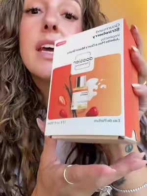 Sweet, creamy, and impossible to stop smelling. 🍓🥥✨ If you love fragrances that smell like a strawberry dessert with a cozy, creamy twist, Dossier’s new Gourmand Strawberry deserves a spot on your perfume tray. The juicy strawberry, creamy coconut, soft florals, vanilla, and hazelnut dry down is the definition of edible without being overpowering. @Dossier Perfume  #dossier #strawberryperfume #perfumetok #boujeeonabudget #sweetperfume 