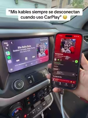 Esto antes me hacia de enojar 🤬 #carplay #carplayadapter #wirelesscarplay #cargadgets #SummerVibes 