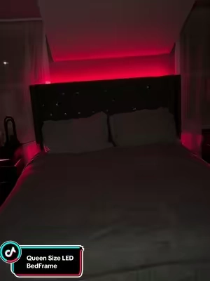#bedroom #bedframe #furniture #led #fyp @FurnitureFinds Hub 