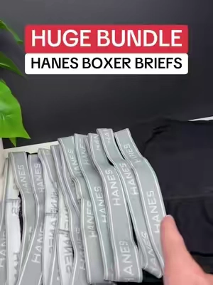 I’d still be walking around with holes if it wasn’t for this Hanes bundle 😂 #hanes #boxerbrief 